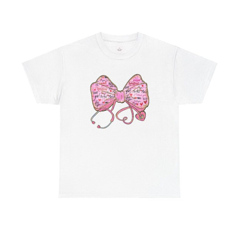 Stethoscope Love Unisex Tee Vintage Style Shirt Gift For Her Birthday Tee